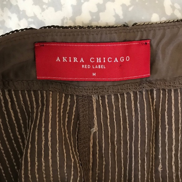 Akira Gold Sequined Shorts - Picture 3 of 3